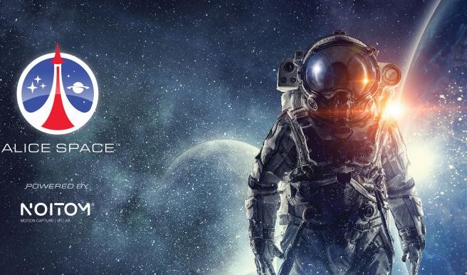 Alice Space virtual reality and mixed reality NASA space experience by Noitom.