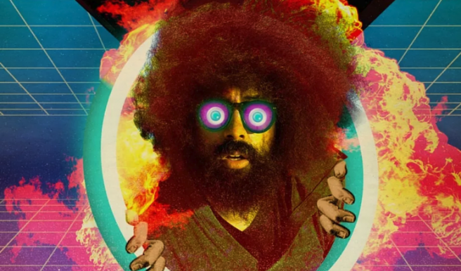 Comedian Reggie Watts performs live in VR with motion capture by Noitom.